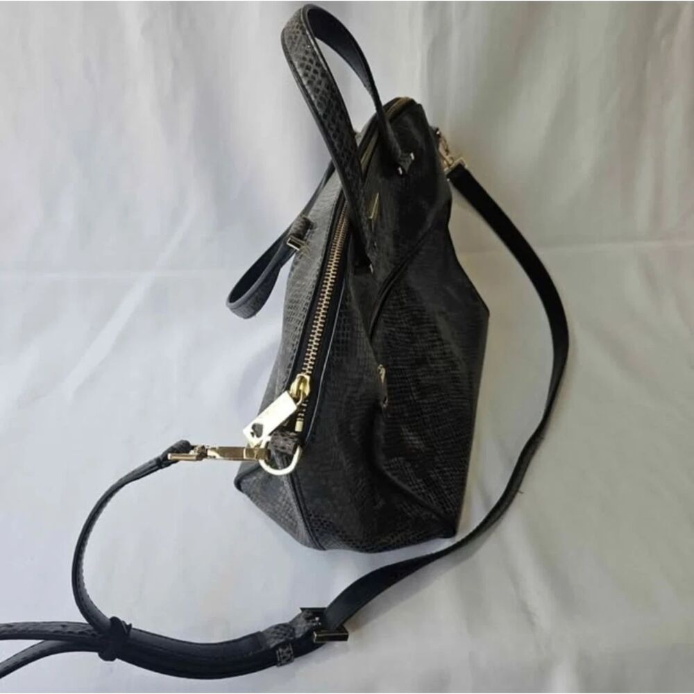 Kate Spade New York Parliament Square Exotic Satchel Gray w/ dusty #20 - Picture 3 of 6